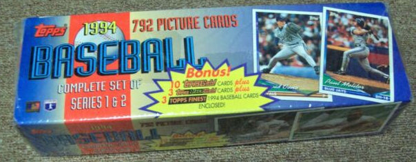 1994 Topps Baseball Factory Set (Pre-Production)