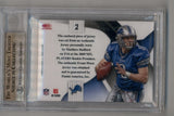 Matthew Stafford 2009 National Treasures Rookie Colossal Materials Prime 07/25 BGS 9.5 Gem Mint