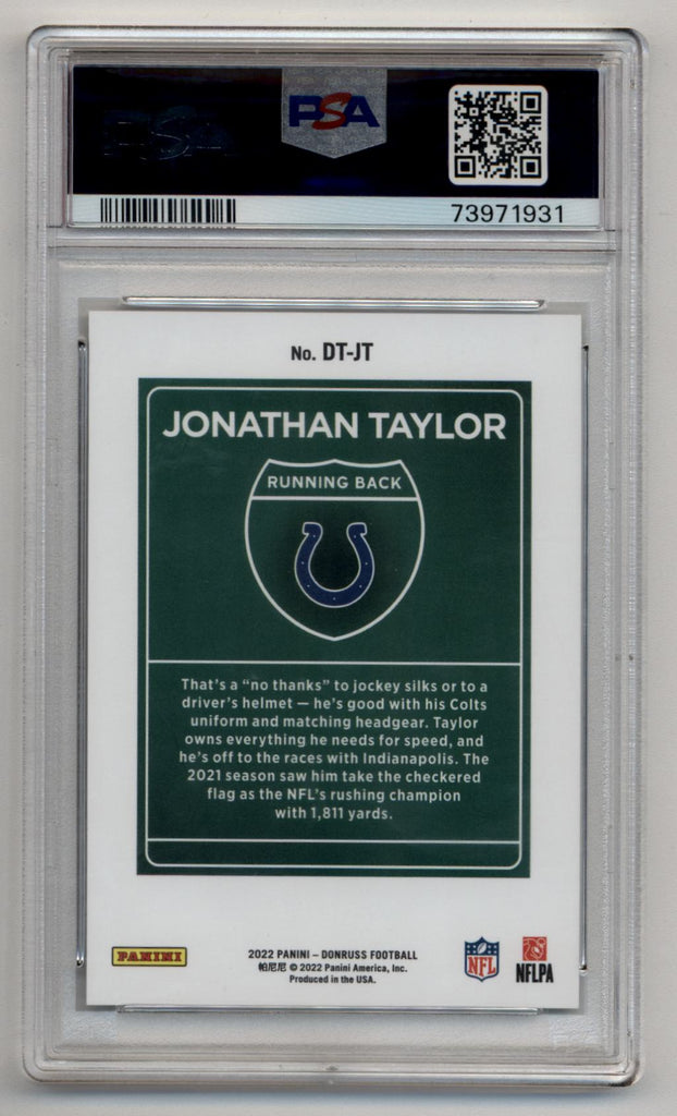 INDIANAPOLIS COLTS 2021 SCHEDULE POSTER - JONATHON TAYLOR - MINT!