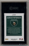 Adrian Peterson 2022 Donruss Downtown SGC 10 Gem Mint 9570