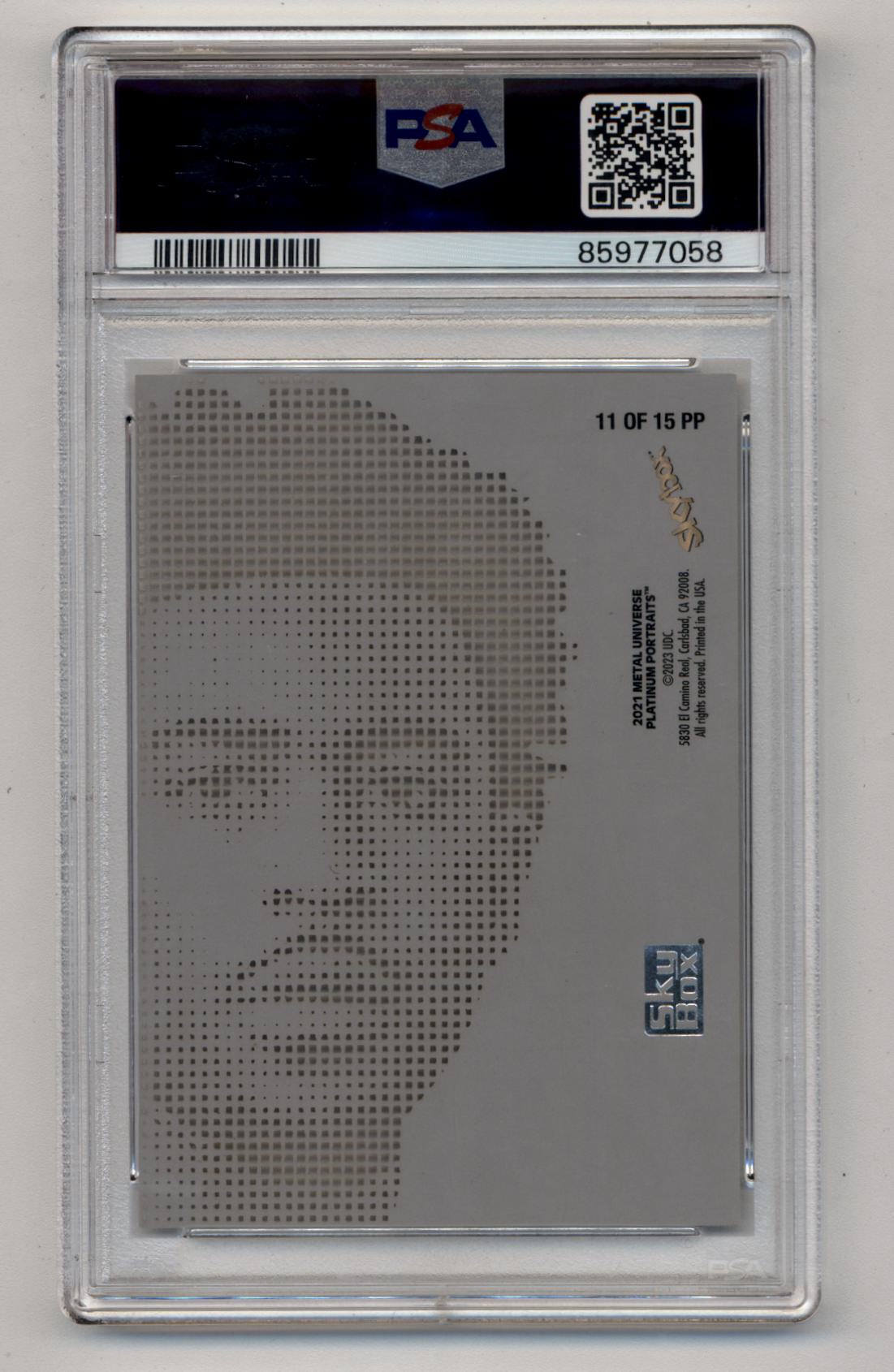 Bryce Young 2023 Metal Universe Platinum Portraits #PP11 PSA 9 Mint