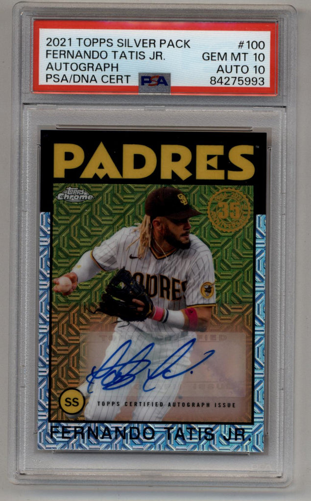 Fernando Tatis Jr. Auto Topps Tribute Baseball タティス 直筆