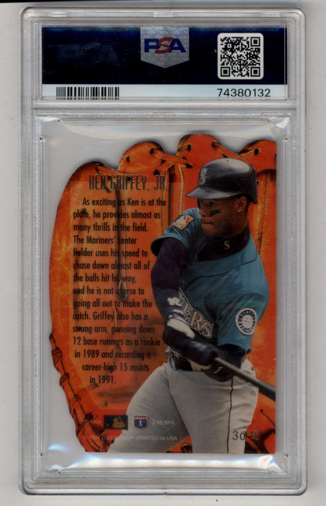 Ken Griffey Jr 1994 Flair Hot Gloves #3 PSA 10 Gem Mint – Three Stars  Sportscards