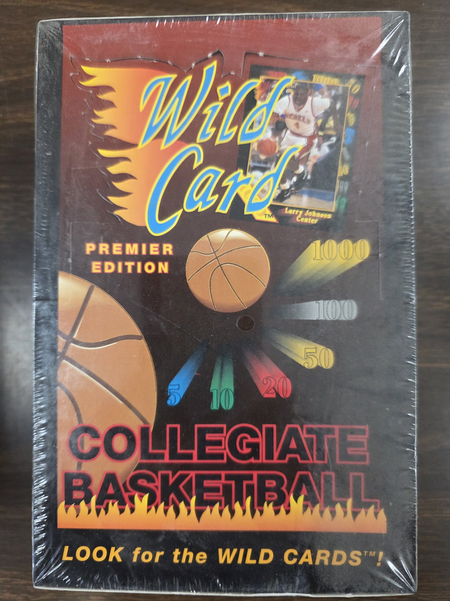 1991 Wild Card Collegiate Basketball Unopened Box