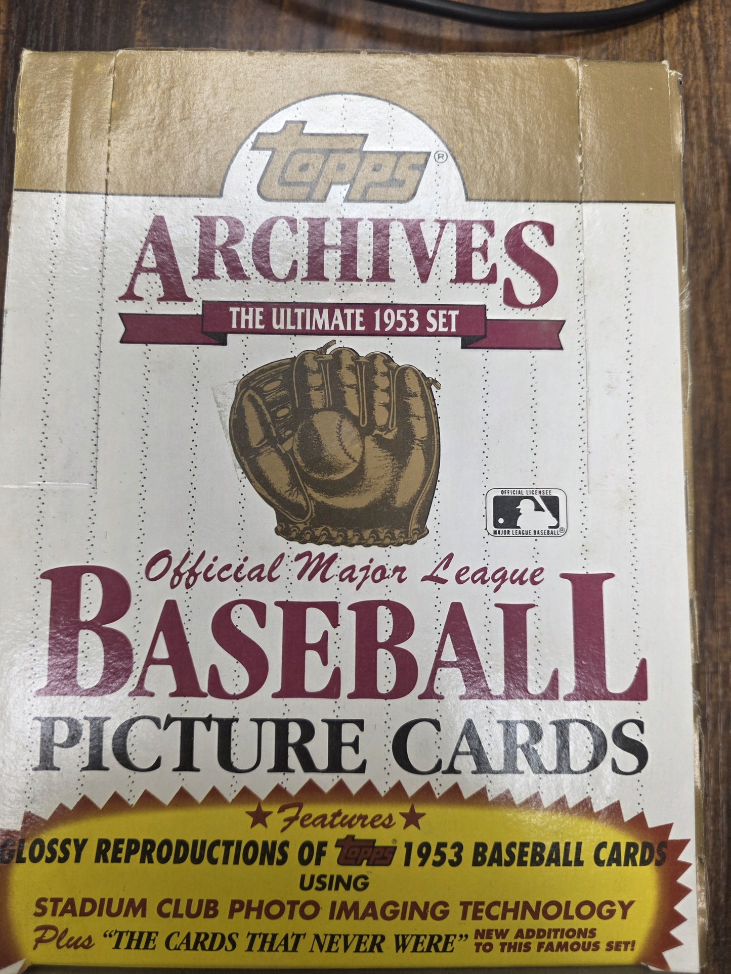 1991 Topps Archives Baseball 1953 Box