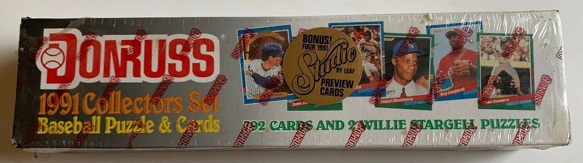 1991 Donruss Baseball Factory Set (Studio Previews)