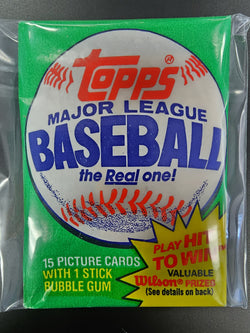1981 Topps Baseball Wax Pack