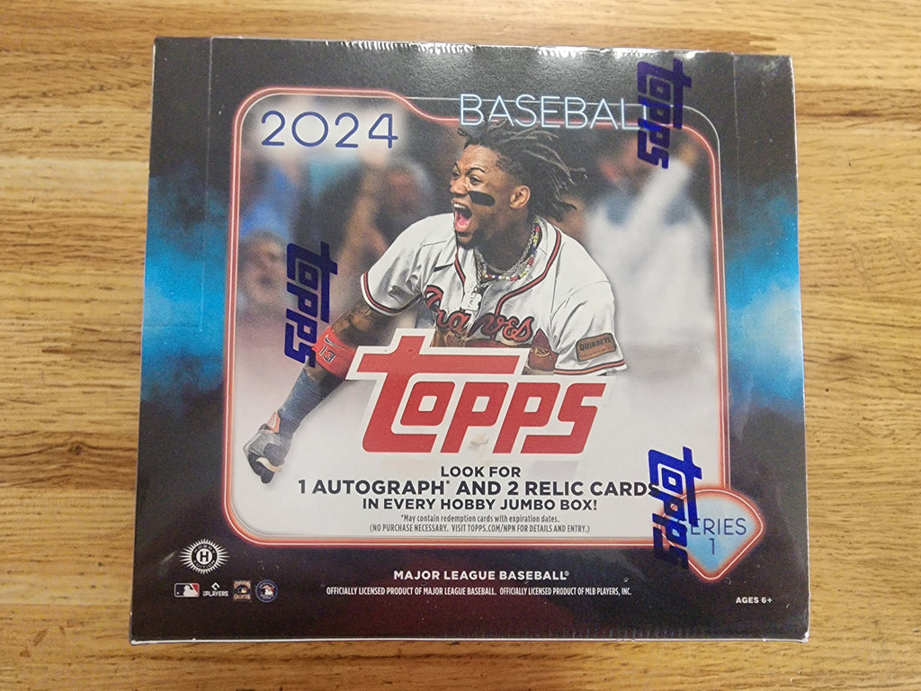 2024 Topps Series 1 Baseball Jumbo Hobby Box Three Stars Sportscards