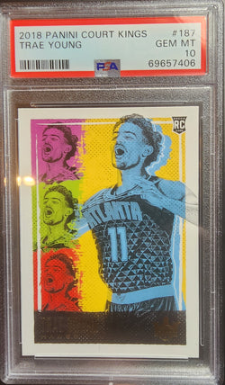 Trae Young 2018 Court Kings #187 PSA 10 Gem Mint