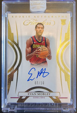 Evan Mobley 2021 Panini Flawless Gold Rookie Autographs #7/10