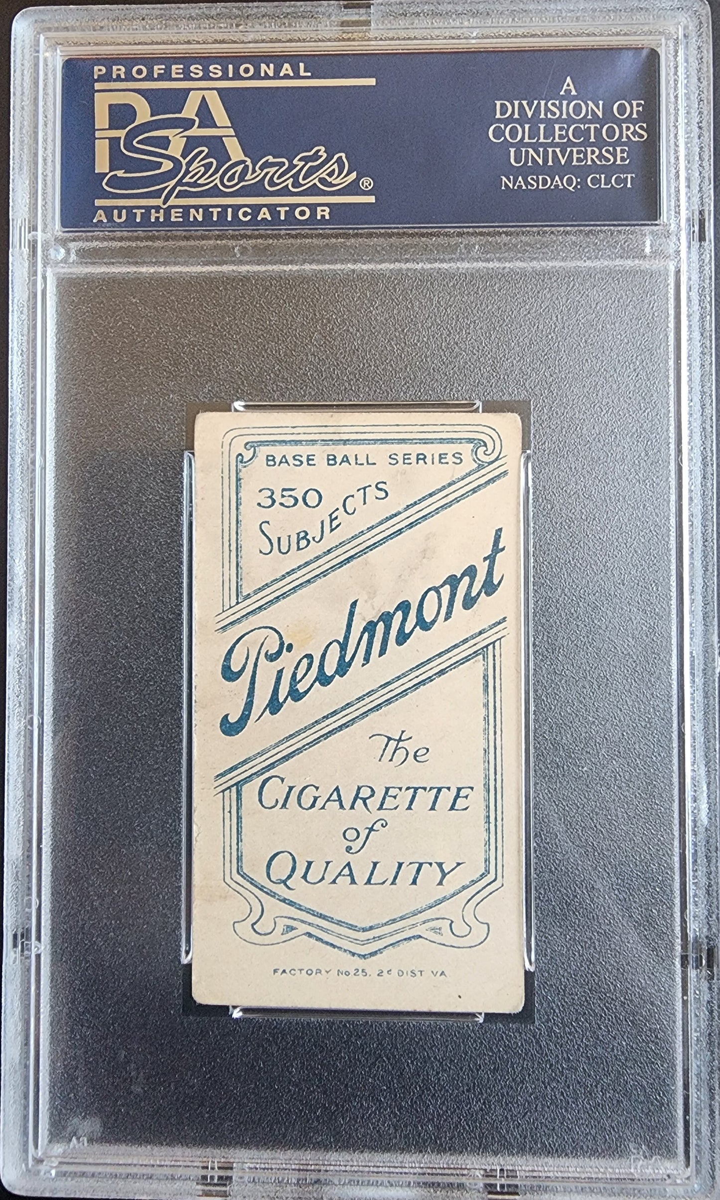 Ollie Pickering 1909-11 T206 Piedmont 350/25 PSA 2.5 Good+