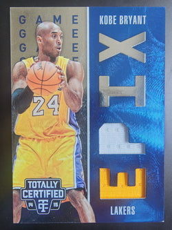 Kobe Bryant 2014 Totally Certified Double Game-Used Jersey #122/149