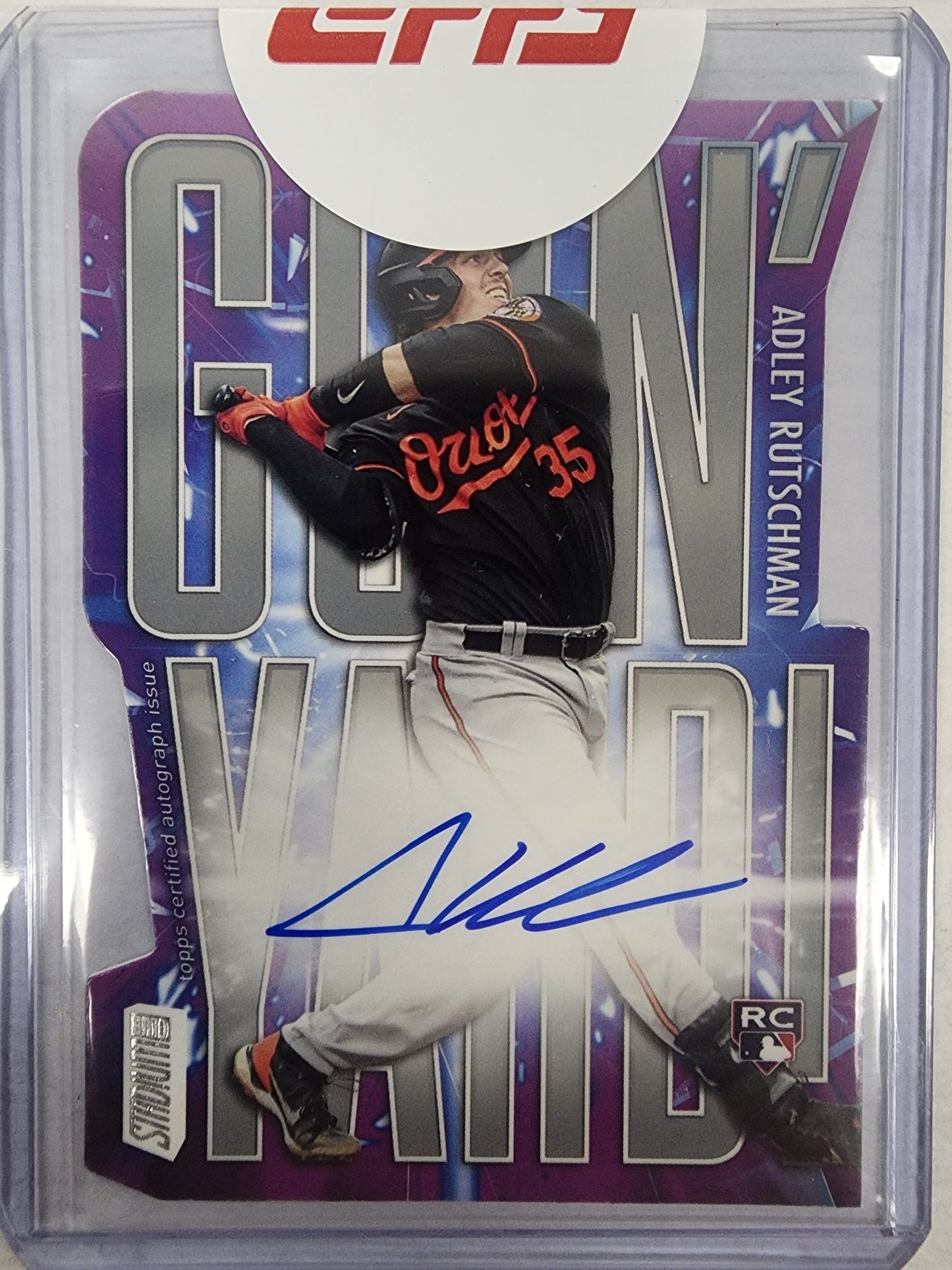 Adley Rutschman 2023 Topps Stadium Club Goin'Yard Auto #8/25