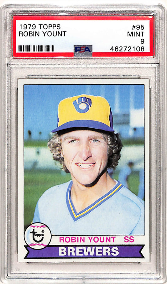 Robin Yount 1979 Topps #95 PSA 9 Mint