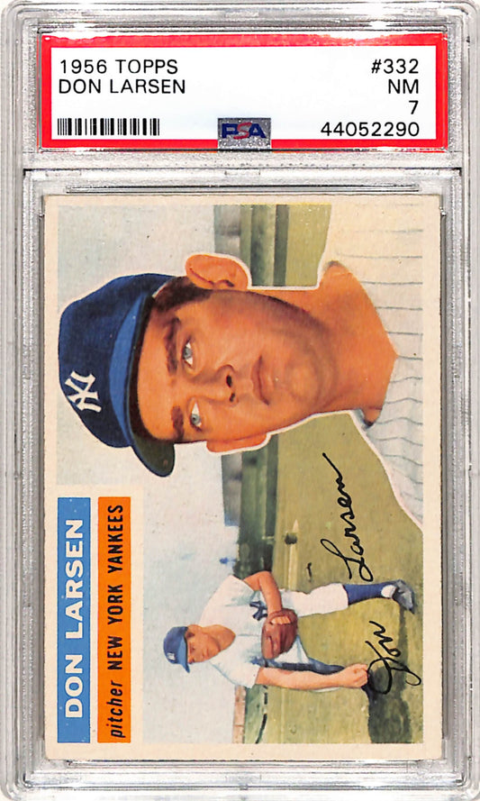 Don Larsen 1956 Topps #332 PSA 7 Near Mint