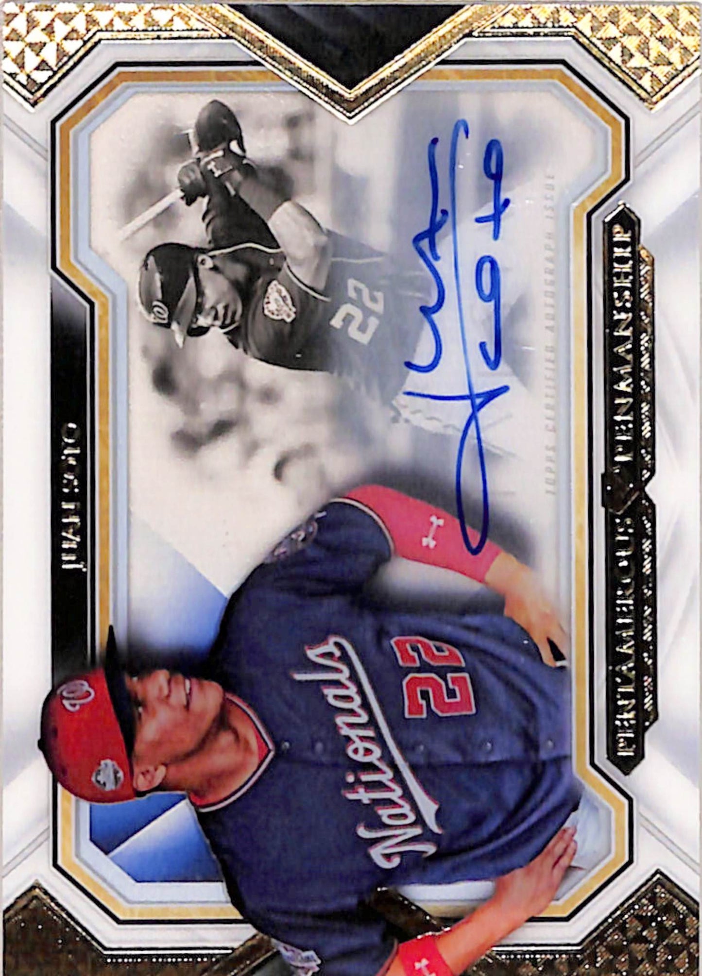Juan Soto 2019 Topps Tier One Pentamerous Penmanship Auto #4/25
