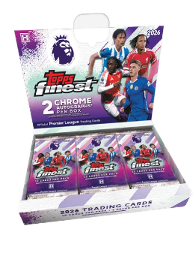 2026 Topps Finest English Premier League Soccer Hobby Box