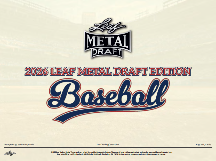 2026 Leaf Metal Draft Edition Baseball Mega Box