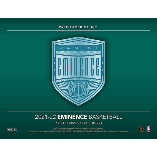 2021-22 Panini Eminence Basketball Hobby Box