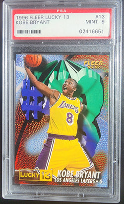 Kobe Bryant 1996 Fleer Lucky 13 PSA 9 Mint