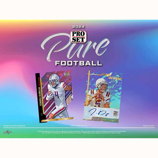 2024 Leaf Pro Set Pure Football Hobby Box
