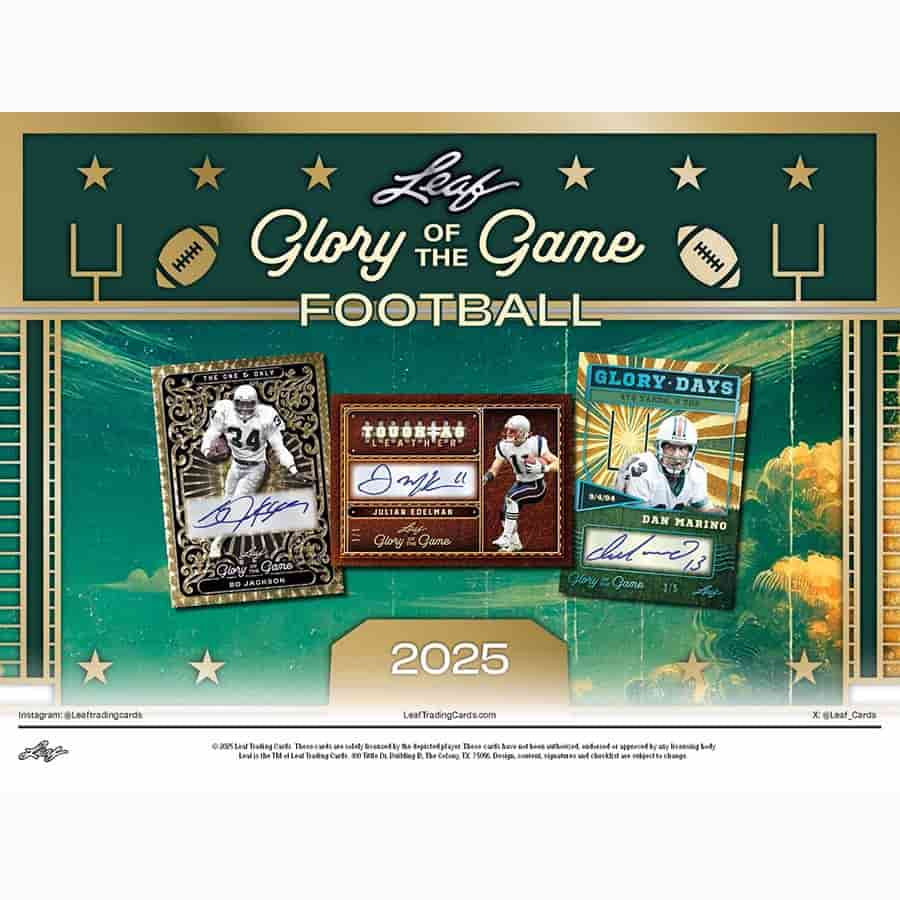 2025 Leaf Glory of the Game Football Hobby Box
