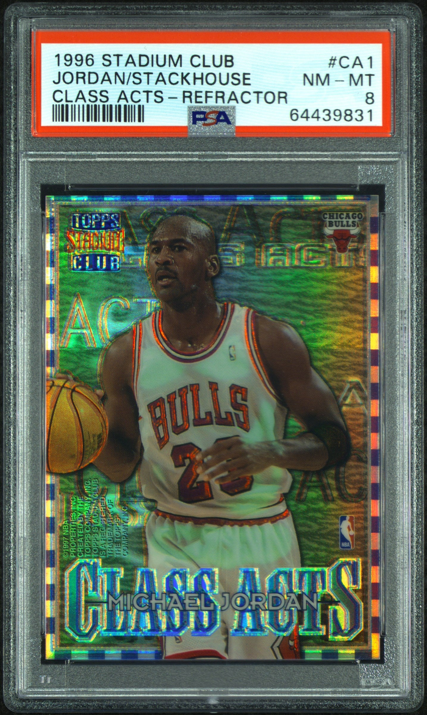 Michael Jordan/Jerry Stackhouse 1996 Stadium Club Class Acts 
