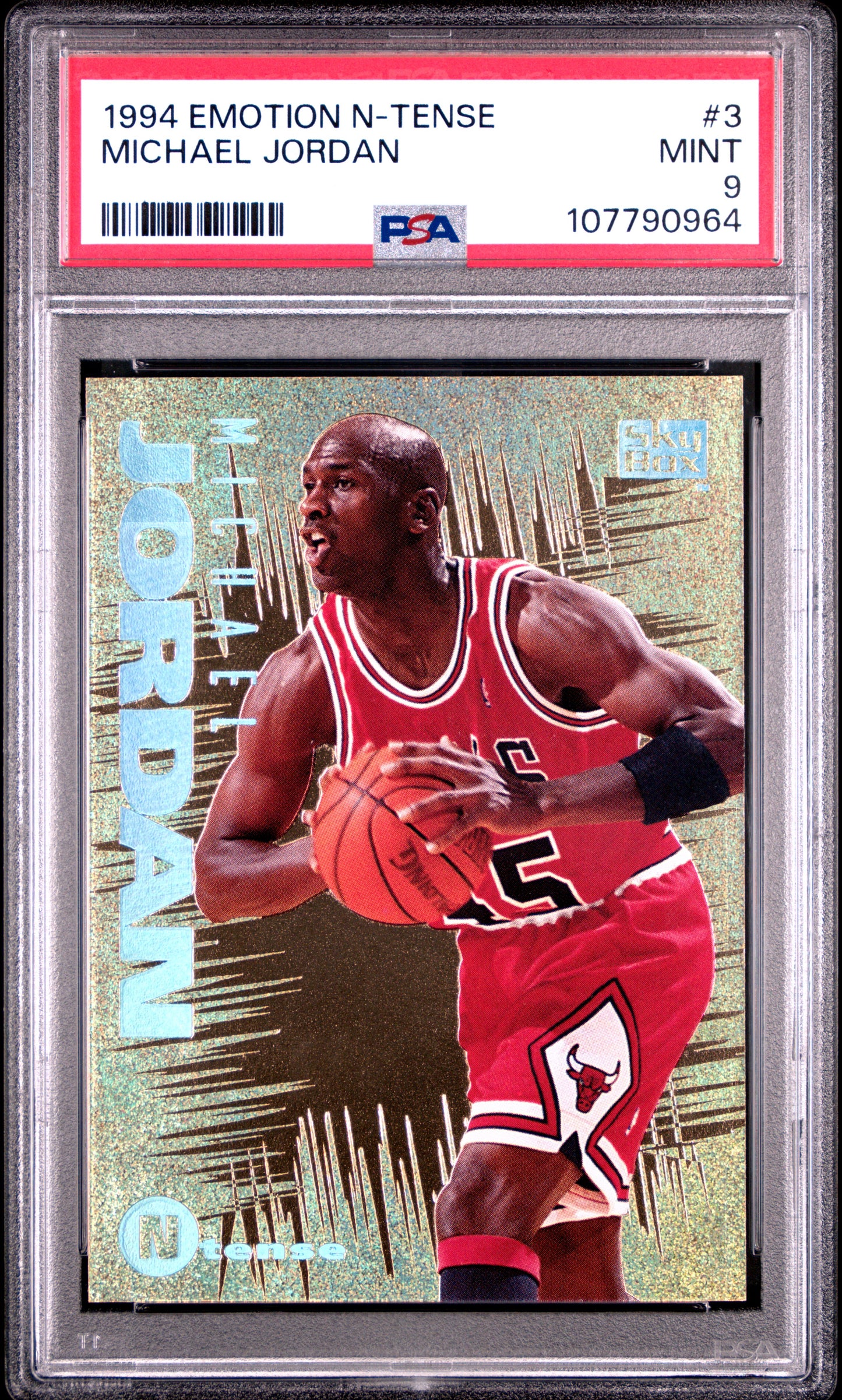 Michael Jordan 1994 Skybox Emotion N-Tense PSA 9 Mint