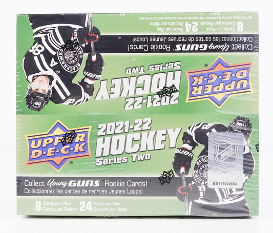 2021-22 Upper Deck Series 2 Hockey Retail Box