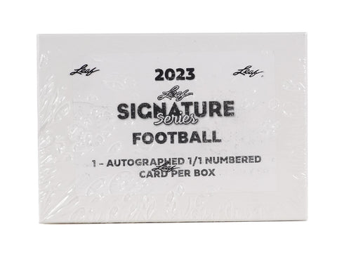 2023 Leaf Signature Series Football Hobby Box