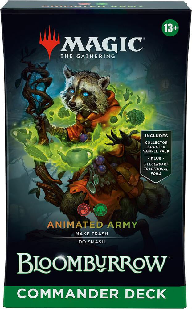 Magic The Gathering Bloomburrow Animated Army Commander Deck