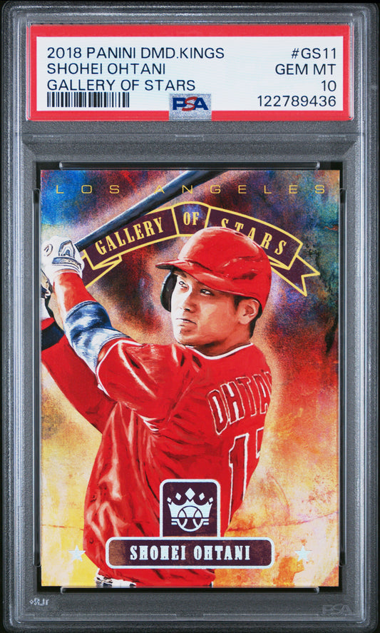 Shohei Ohtani 2018 Panini Diamond Kings Gallery of Stars PSA 10 Gem Mint