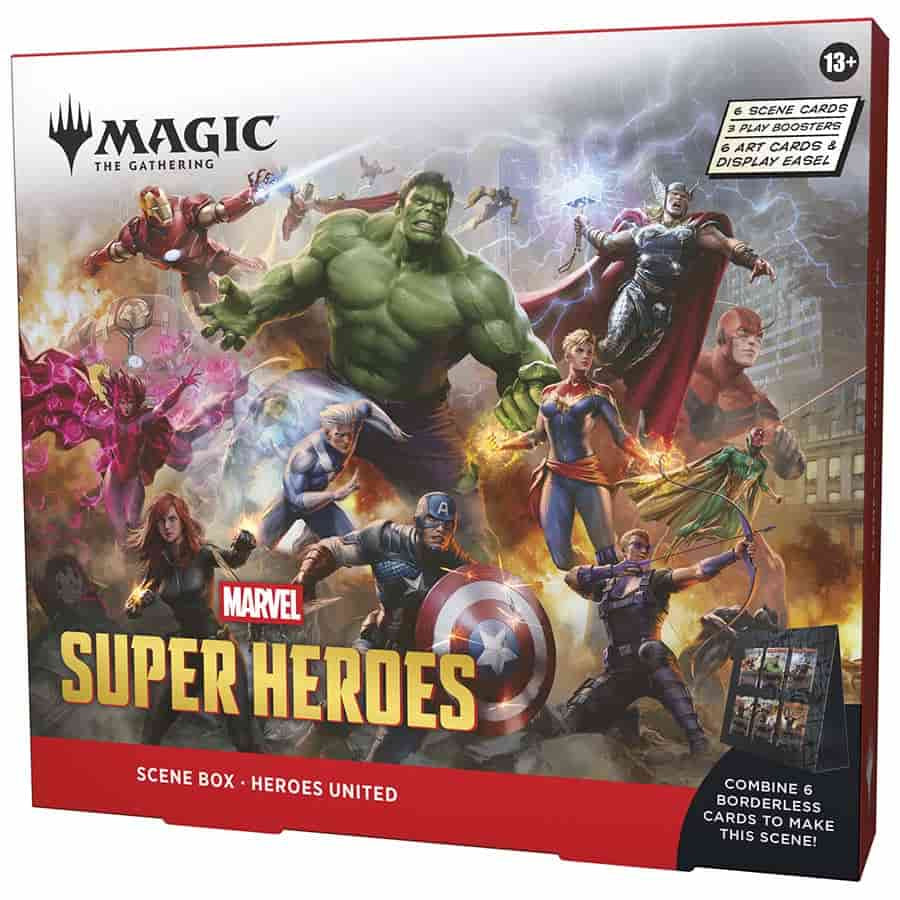 Magic The Gathering Marvel Super Heroes Scene Box (Heroes United)