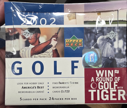 2002 Upper Deck Golf Retail Box