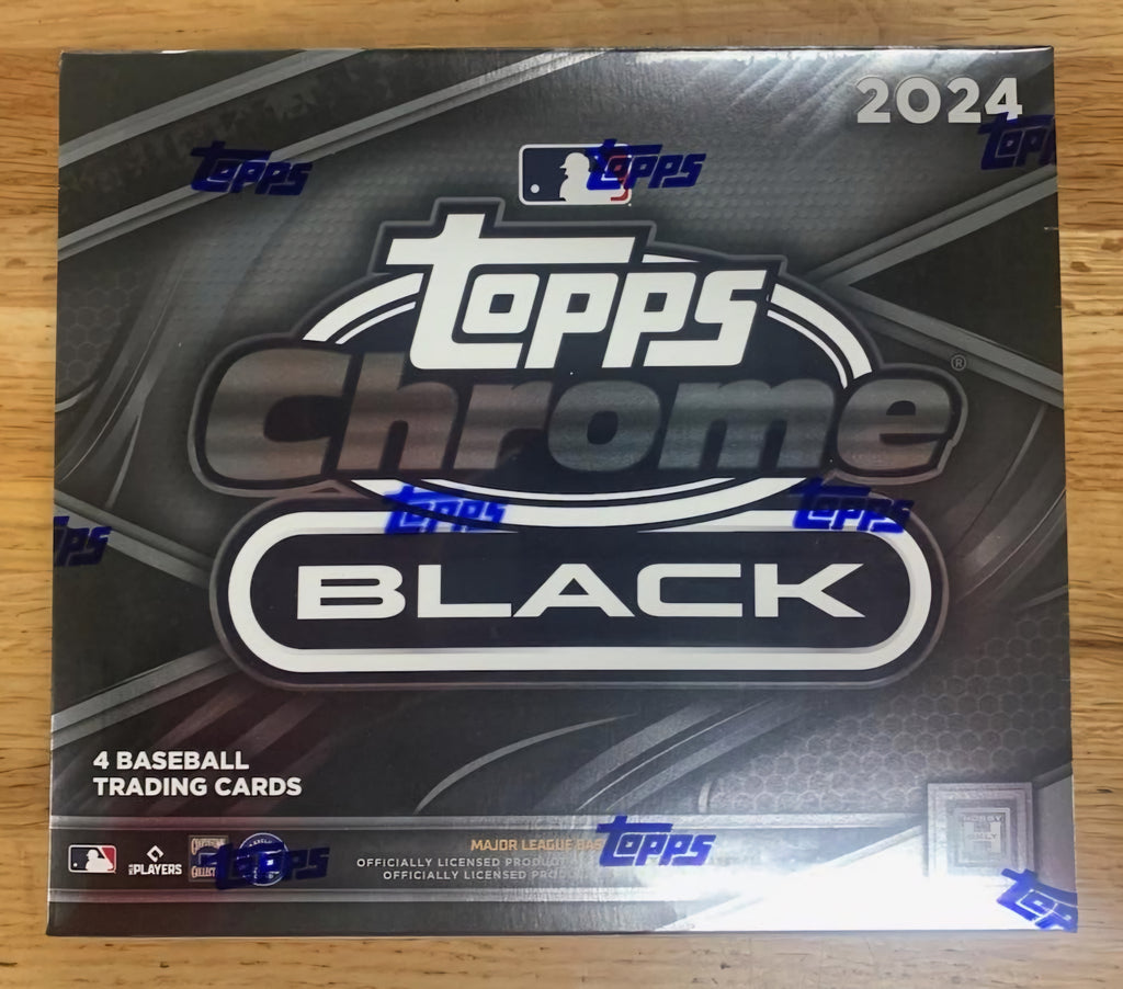 2024 Topps Chrome Black Baseball Hobby Box Three Stars Sportscards