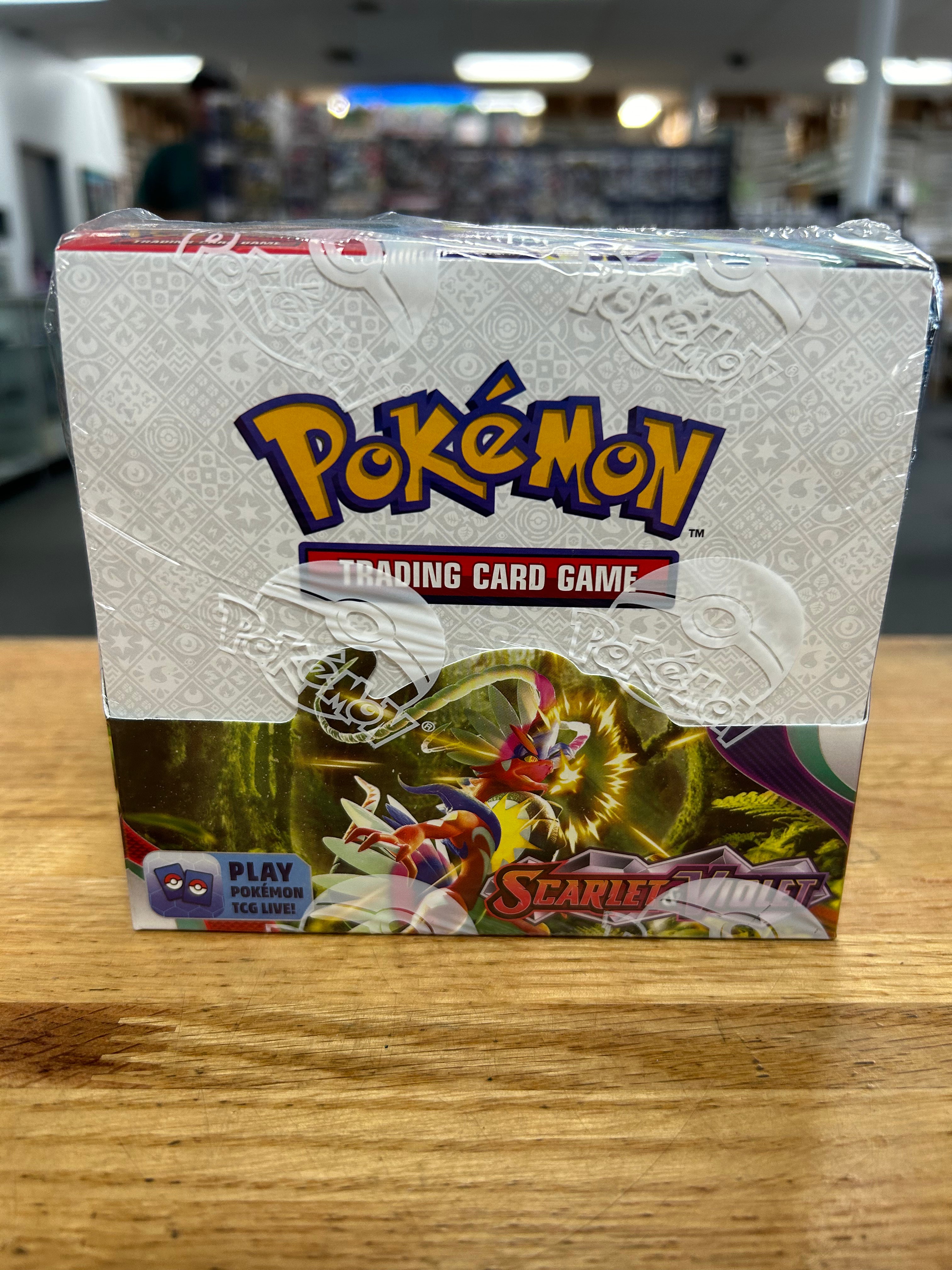Pokemon Scarlet and Violet Booster Box Three Stars Sportscards Pokemon Scarlet and Violet Booster Box Three Stars Sportscards