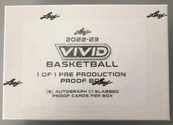 2022-23 Leaf Vivid Basketball Proof Hobby Box