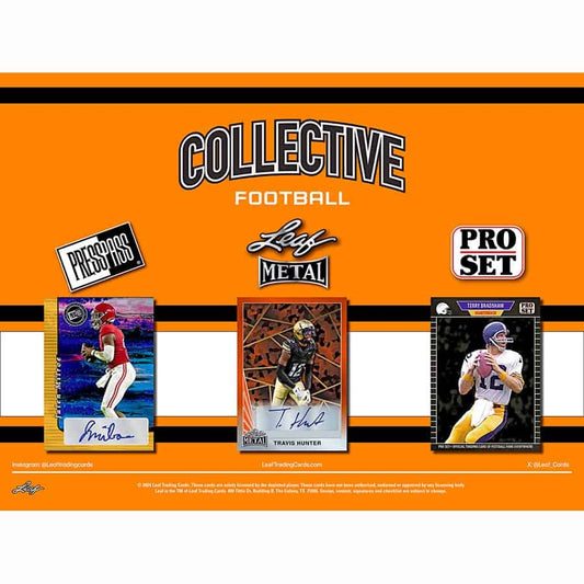 2024 Leaf Collective Football Jumbo Box