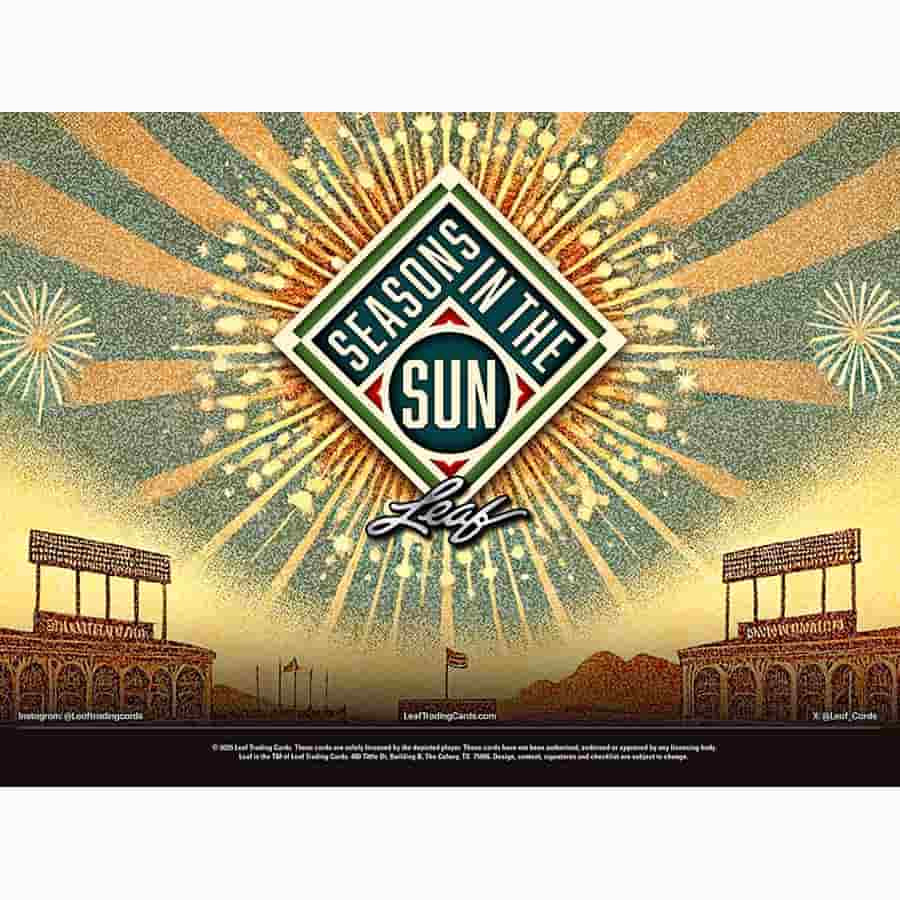 2025 Leaf Seasons in the Sun Baseball Hobby Box
