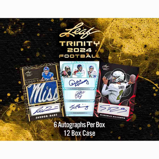 2024 Leaf Trinity Football Hobby Box
