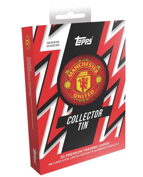 2025-26 Topps Manchester United Soccer Collector Tin