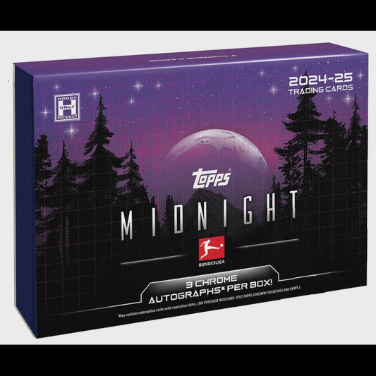 2024-25 Topps Midnight Bundesliga Soccer Hobby Box