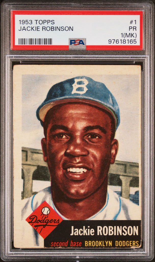 Jackie Robinson 1953 Topps #1 Psa 1 Mk Poor – Three Stars Sportscards