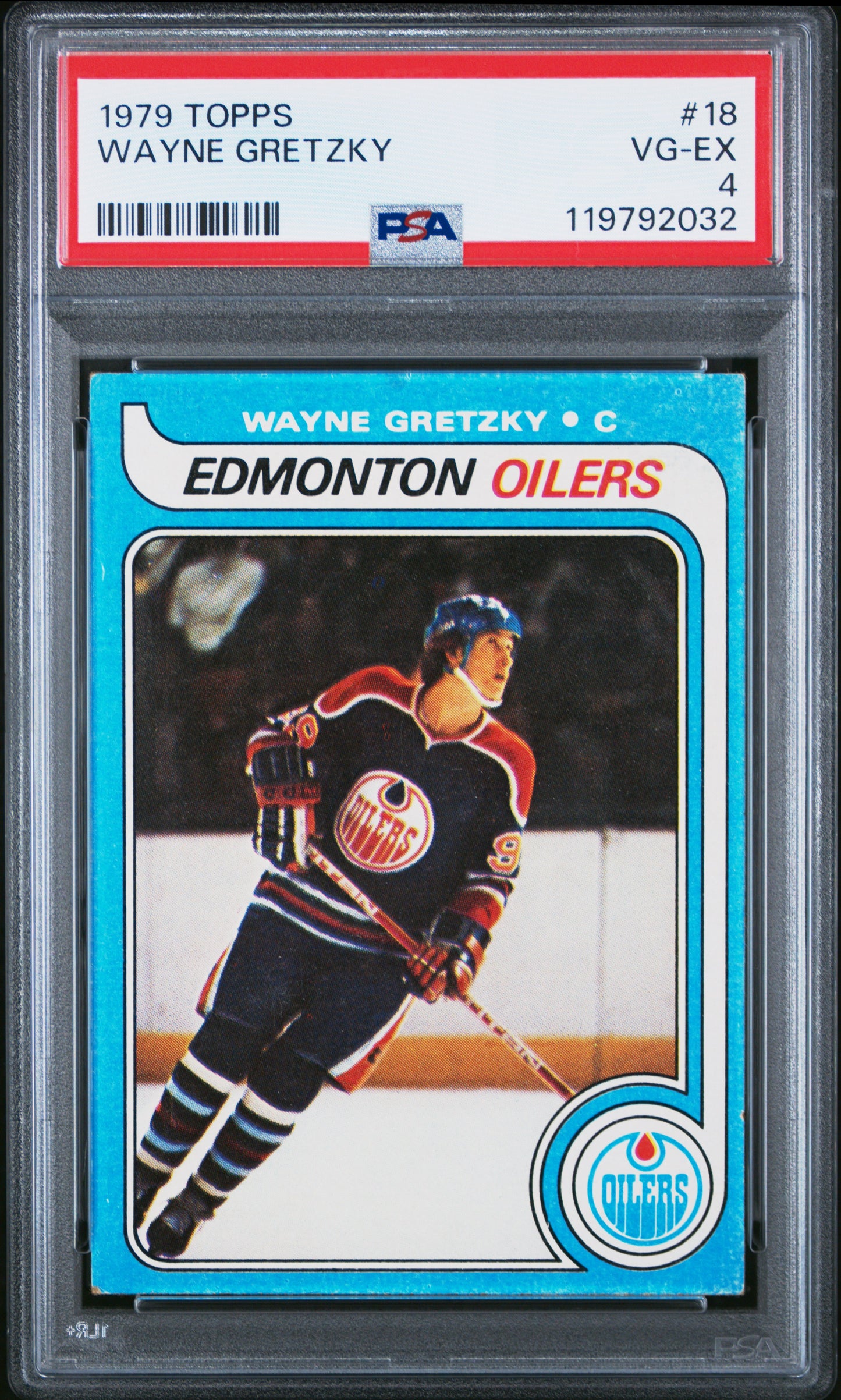 Wayne Gretzky 1979 Topps Rookie #18 PSA 4 Vg-Ex 2032