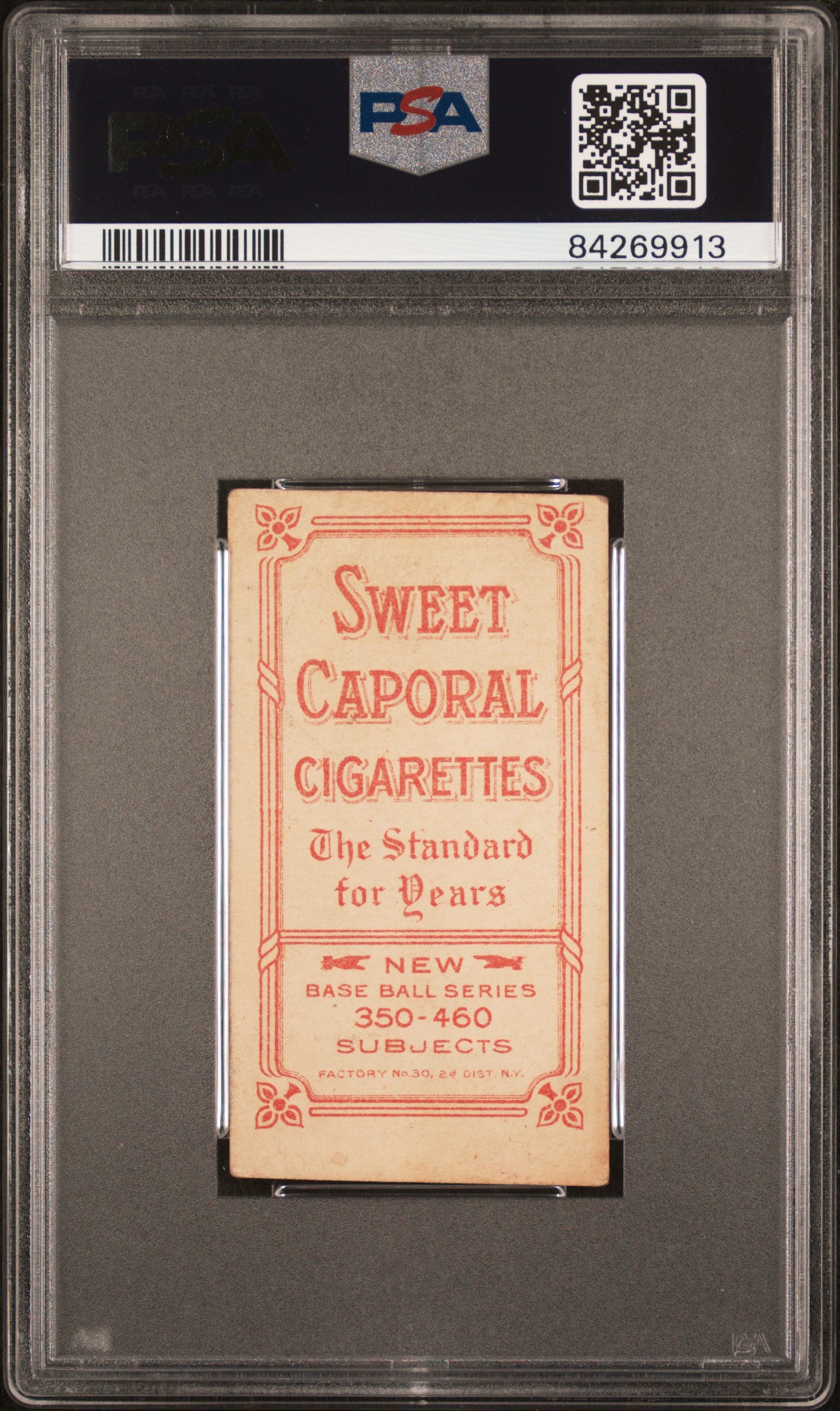 Germany Schaefer 1909-11 T206 Sweet Caporal 350-460/30 Washington PSA 1.5 Fair