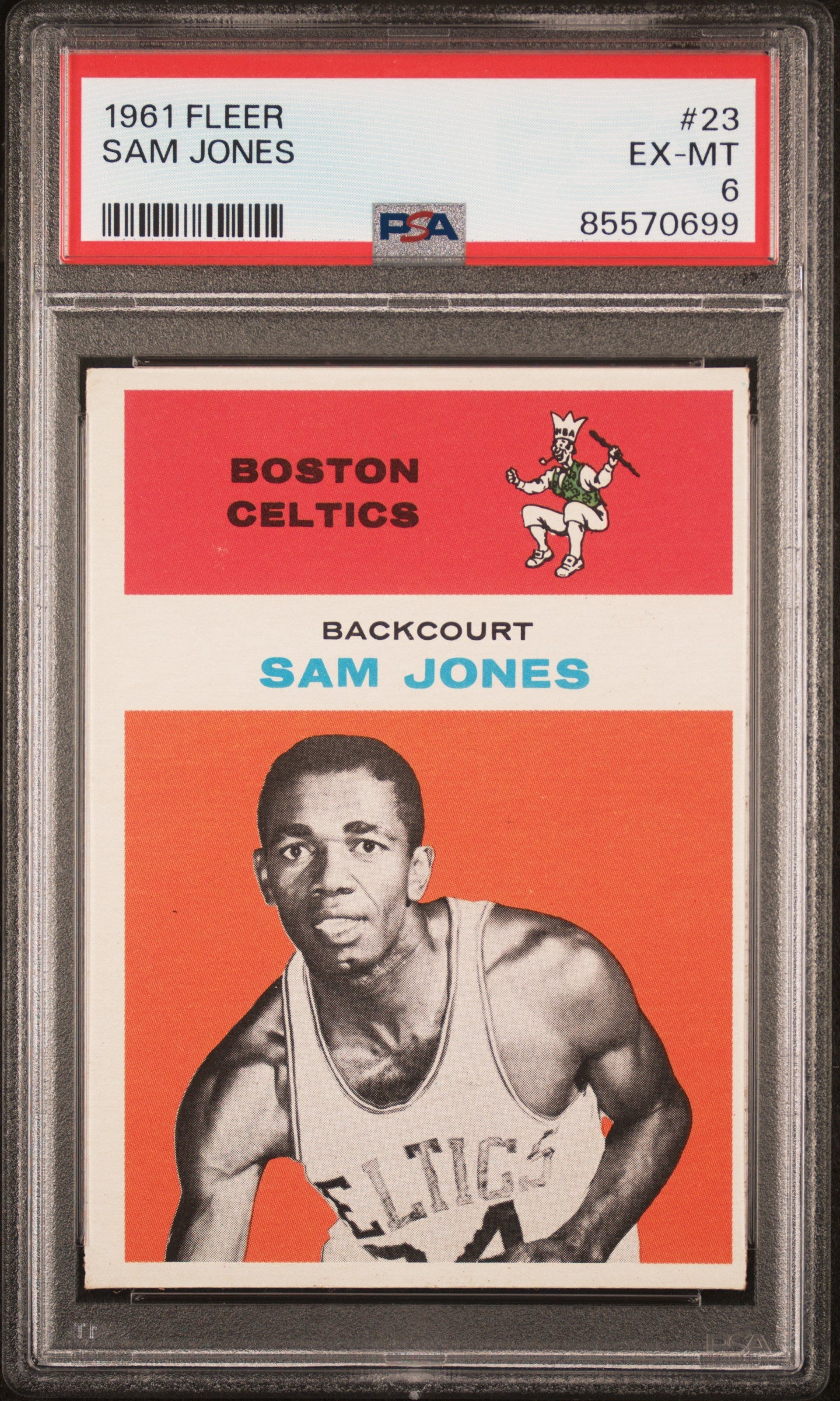 Sam Jones 1961 Fleer #23 PSA 6 Ex-Mint