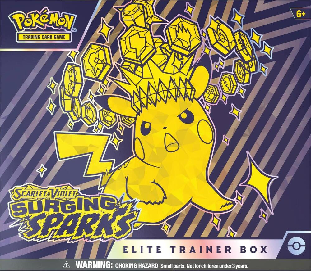 Pokemon Scarlet and Violet Surging Sparks Elite Trainer Box