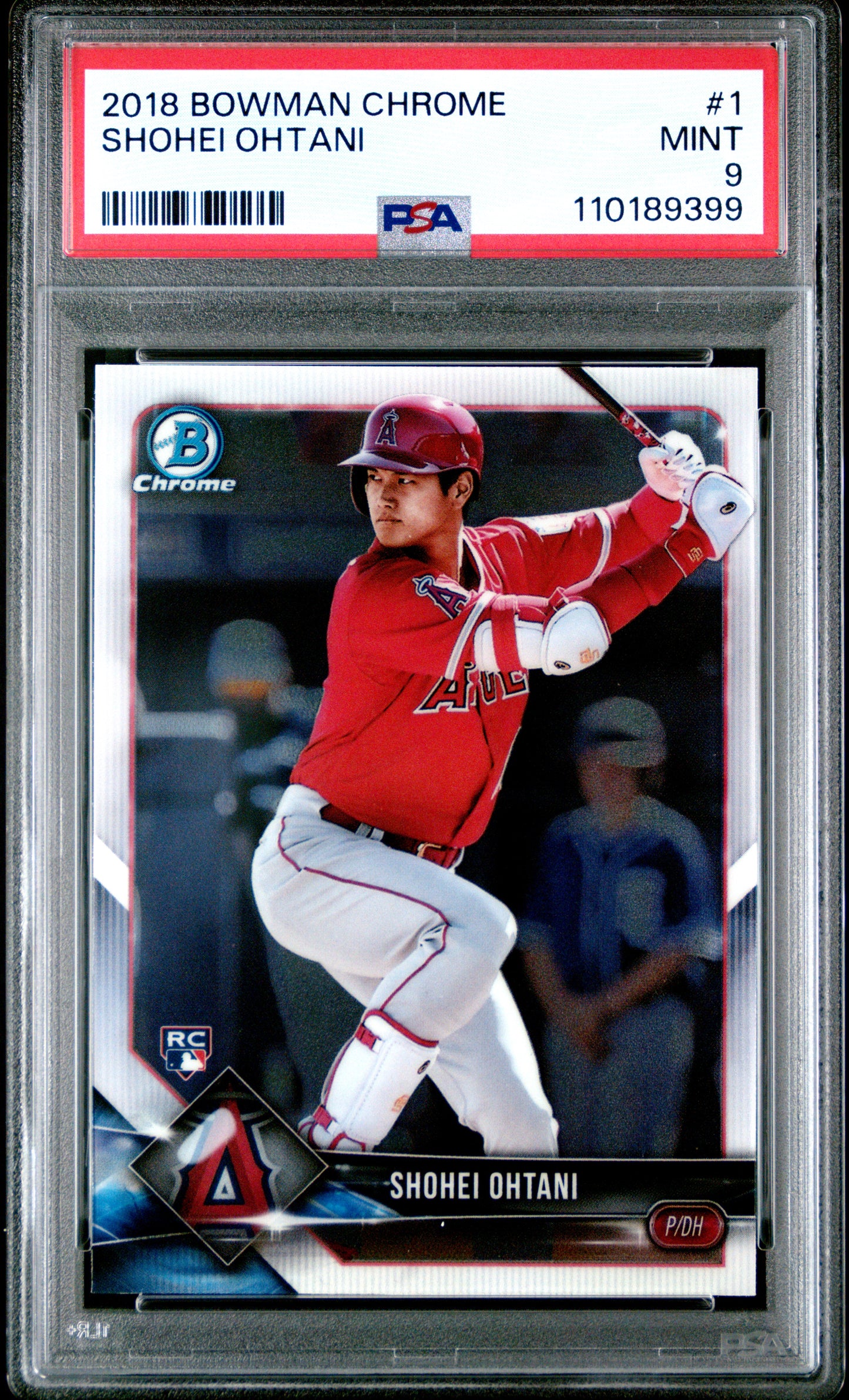 Shohei Ohtani 2018 Bowman Chrome #1 RC PSA 9 Mint 9399