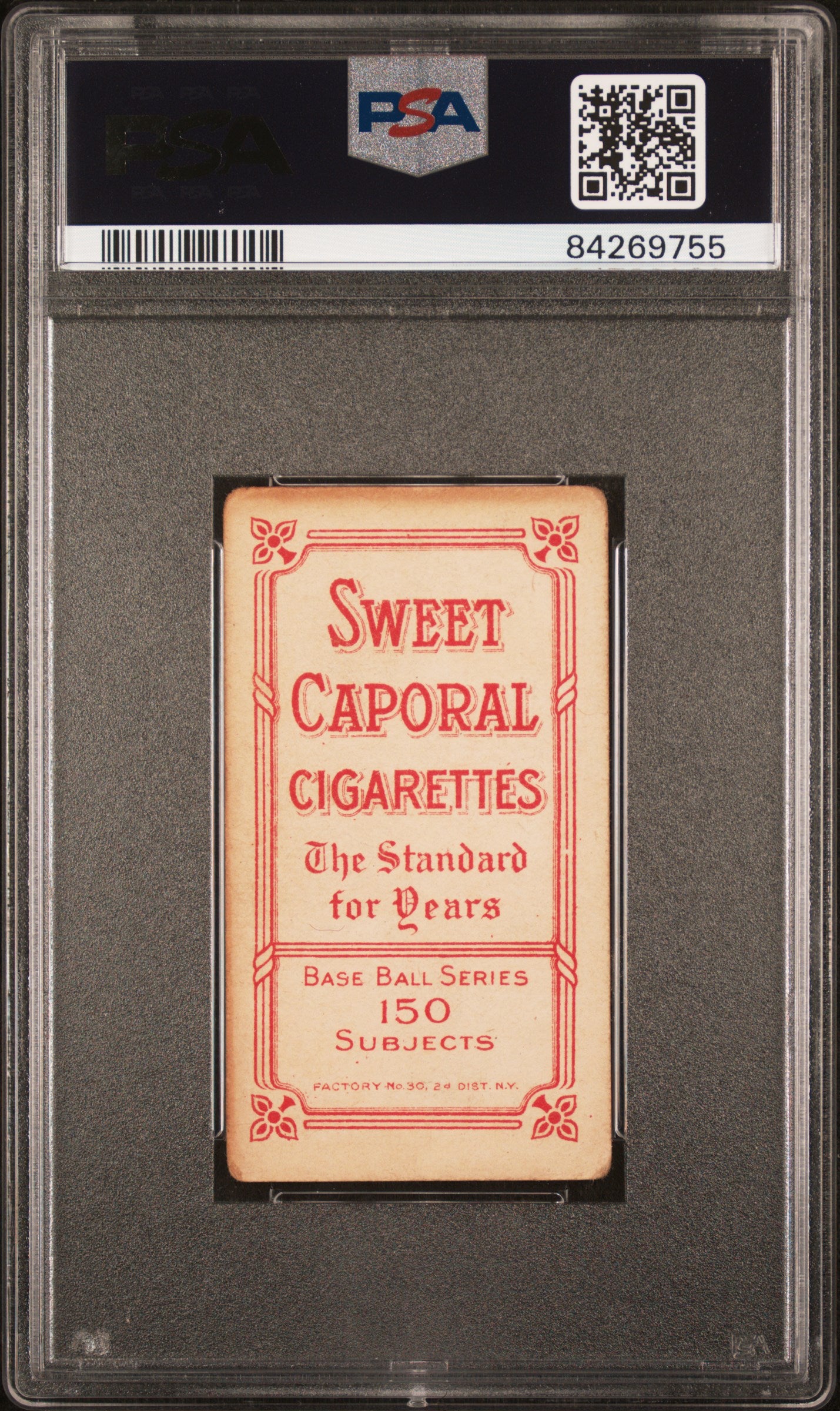 Tubby Spencer 1909-11 T206 Sweet Caporal 150/30 PSA 2 Good
