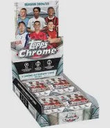 2024-25 Topps Chrome UEFA Club Competitions Soccer Hobby Box
